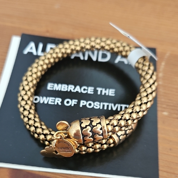 Alex and Ani Gold Mickey Beaded Bracelet - Picture 3 of 5